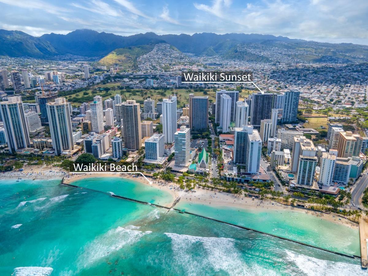 Waikiki Sunset Mountain View Near With Parking Apartamento Honolulu
